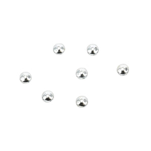 Round Bead Cap in Sterling Silver 3mm