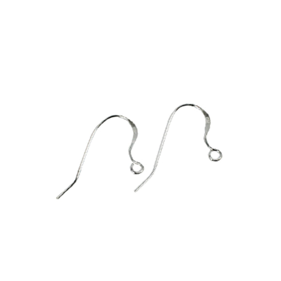 Ear Wire in Sterling Silver 22.3x10.4mm 23 Gauge