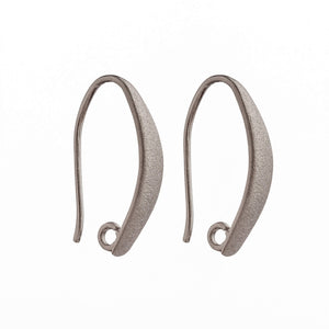 Ear Wires in Sterling Silver 22.5x10.7mm