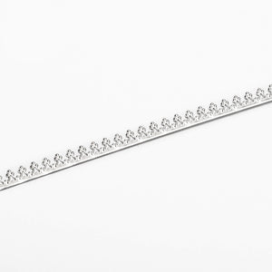 Single-Sided Gallery Bezel Wire in Sterling Silver 5.6x0.54mm