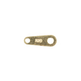 18Kt Gold Long Drop Jewelry Tag Stamped "K18"