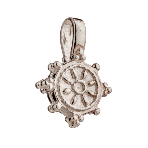 Tiller Charm in Sterling Silver 18x12.8x3.8mm