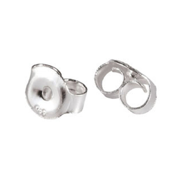 Ear Nuts/Ear Backs in Sterling Silver 5x0.25mm thick