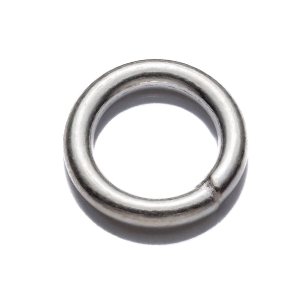 Closed Jump Ring in Sterling Silver 10mm 14 Gauge