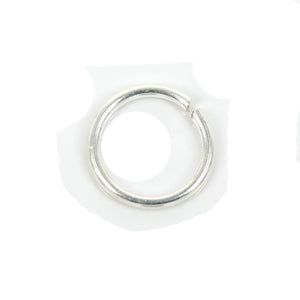 Open Jump Ring in Sterling Silver 7mm 22 Gauge