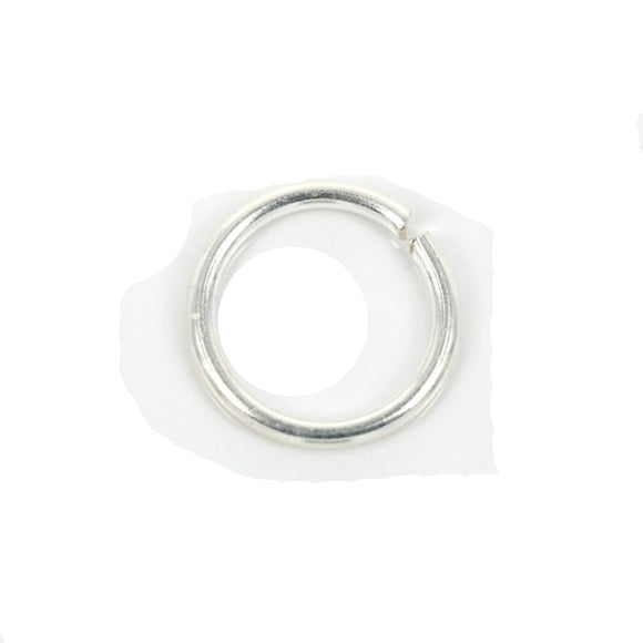 Open Jump Ring in Sterling Silver 9.2mm 18 Gauge