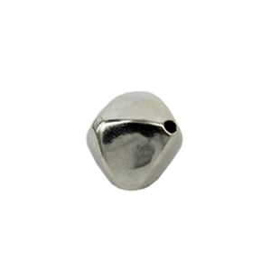 Angular Oval Bead in Sterling Silver 14.27x15.80mm