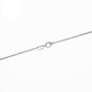 Sterling Silver Cable Chain Necklace 1mm 16" (41cm) 18" (46cm) 20" (51cm)