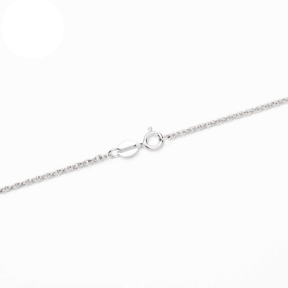 Sterling Silver Double Link Rope Chain Necklace 1.12mm 14