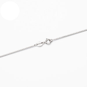 Sterling Silver Broad Ended Snake Chain Necklace 0.8mm 16" (41cm) 18" (46cm) 20" (51cm)