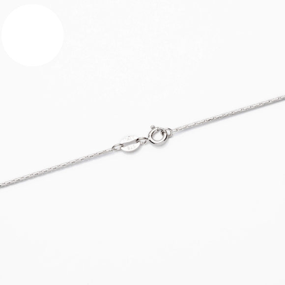 Sterling Silver Broad Ended Snake Chain Necklace 0.8mm 16