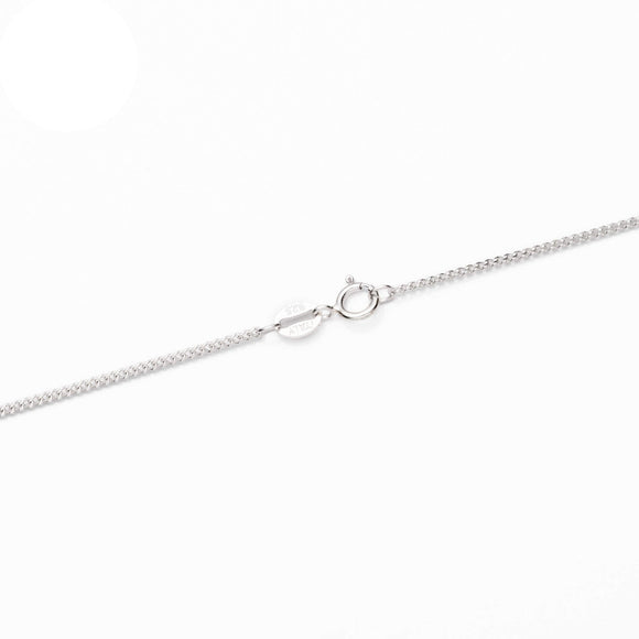 Sterling Silver Curb Chain Necklace 1.25mm 16