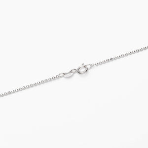 Sterling Silver Ball/Bead Chain Necklace 1.5mm 16" (41cm) 18" (46cm) 20" (51cm)