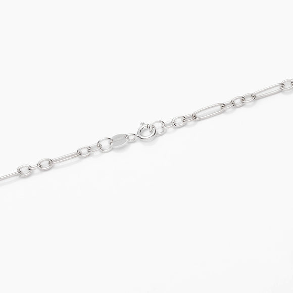 Sterling Silver Figaro Chain Necklace 3.2mm 16