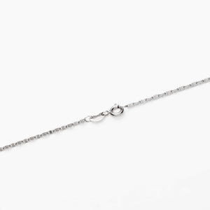 Sterling Silver Tile Fancy Chain Necklace 1.8mm 16" (41cm) 18" (46cm)