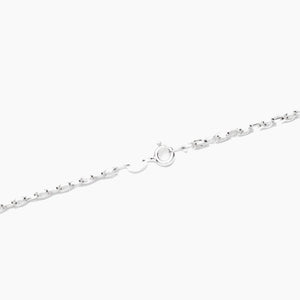 Sterling Silver Double Cable Link Chain Necklace 2.2mm 18" (46cm) 20" (51cm)