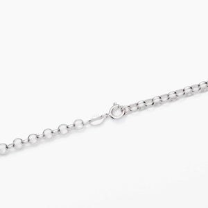 Sterling Silver Rolo Chain Necklace 4mm 18" (46cm) 20" (51cm) 22" (56cm) 24" (61cm)