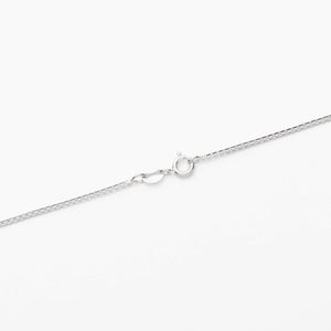 Sterling Silver Box Link Chain Necklace 1.2mm 16" (41cm) 18" (46cm) 20" (51cm)