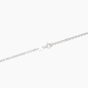 Sterling Silver Rolo Chain Necklace 2.1mm 16" (41cm) 18" (46cm) 20" (51cm) 22" (56cm) 24" (61cm)