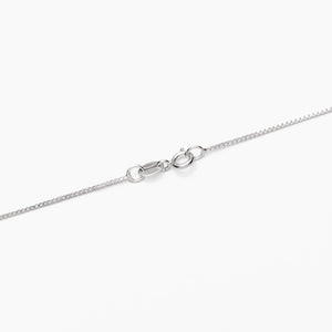 Sterling Silver Box Link Chain Necklace 1.2mm 16" (41cm) 18" (46cm) 20" (51cm) 22" (56cm)