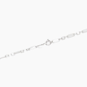 Sterling Silver Figaro Chain Necklace 3.2mm 18" (46cm) 20" (51cm) 22" (56cm) 24" (61cm)