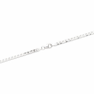 Sterling Silver Curb Chain Necklace 2.82x0.75mm 18" (46cm) 20" (51cm) 22" (56cm)