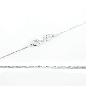 Sterling Silver Snake Chain Necklace 0.6mm 16″ (41cm) 18" (46cm) 20" (51cm) 22" (56cm)