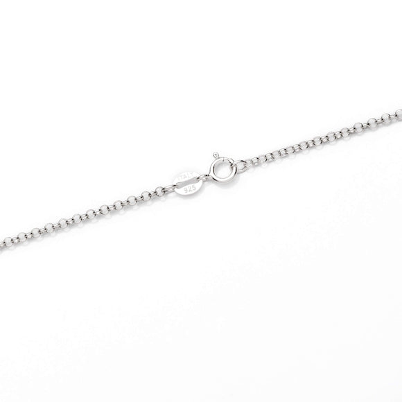 Sterling Silver Rolo Chain Necklace 1.8mm 16