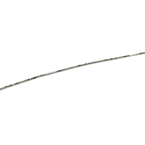 Fine Box Chain in Sterling Silver