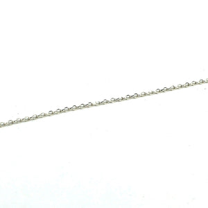 Fine Pearl Cable Chain in Sterling Silver