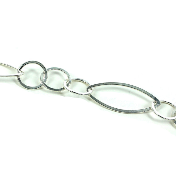 Figaro Chain in Sterling Silver