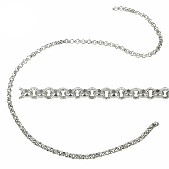 Belcher (Rolo) Chain 4.8mm in Sterling Silver