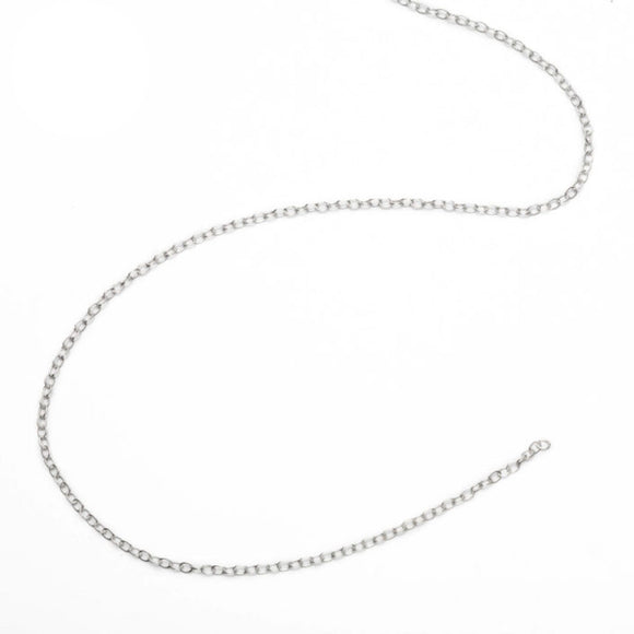 Oval Cable Chain in Sterling Silver