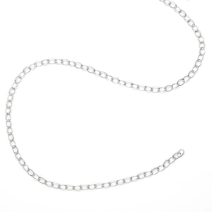 Oval Cable Chain in Sterling Silver